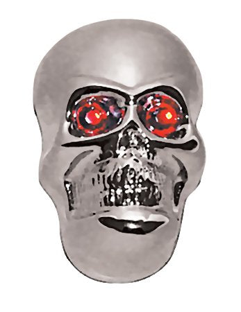 SKULL FUEL VALVE LEVER COVER FOR BIG TWIN & SPORTSTER