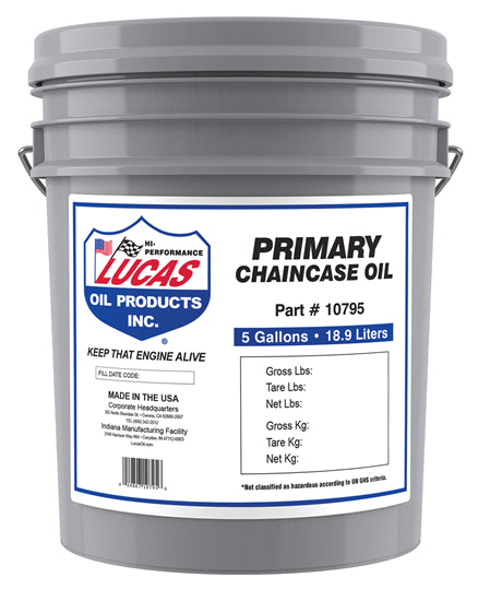 FIVE GALLON LUCAS OIL