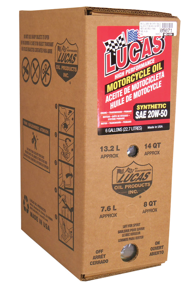 LUCAS OIL 6 GALLON BOX