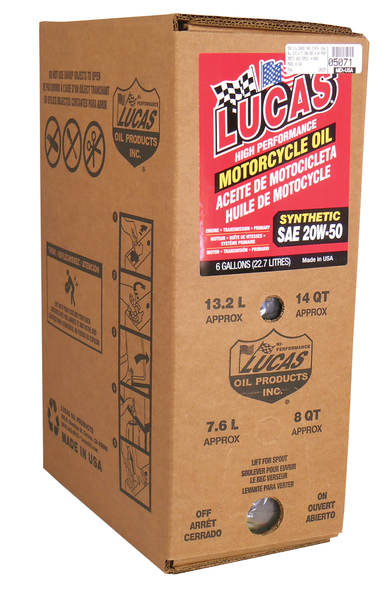 LUCAS OIL 6 GALLON BOX