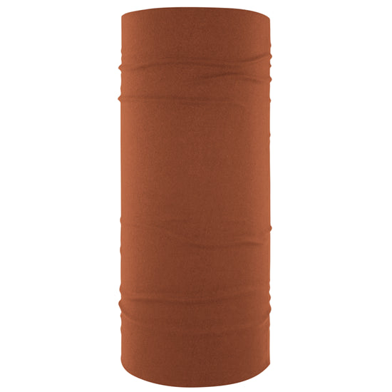 MOTLEY TUBE,SOLID BURNT ORANGE SOFT POLYESTER ZAN# T290