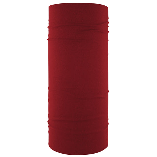 MOTLEY TUBE, SOLID RED SOFT POLYESTER ZAN# T286